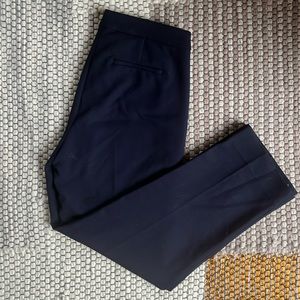 J.Crew navy blue Kate pants.